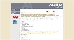 Desktop Screenshot of miko-trading.no